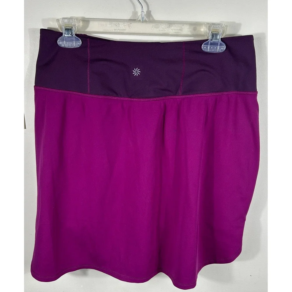 Athleta Fairway Golf Skort M Fuchsia Activewear 18